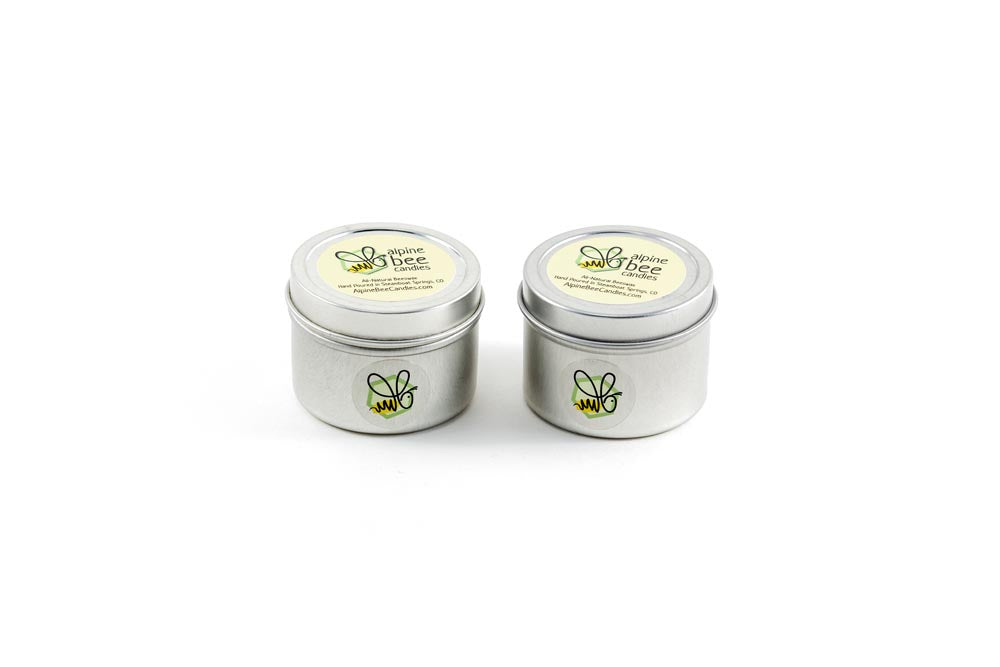 A Pair of 2 oz. Travel Tins